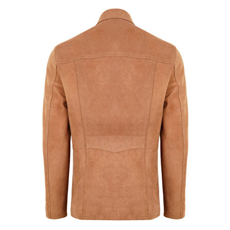 Arnie Taba Erkek Süet Deri Ceket