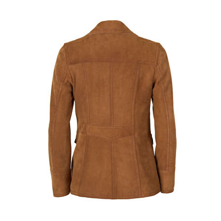 Chalsie Taba Kadın Süet Deri Ceket