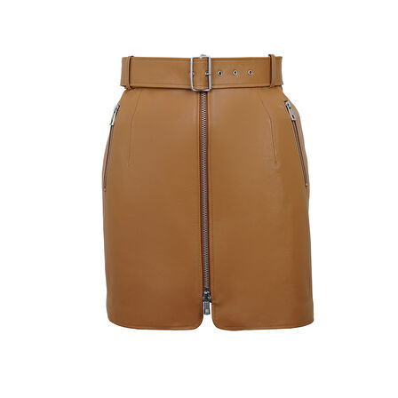 Abrienne Kadın Deri Etek