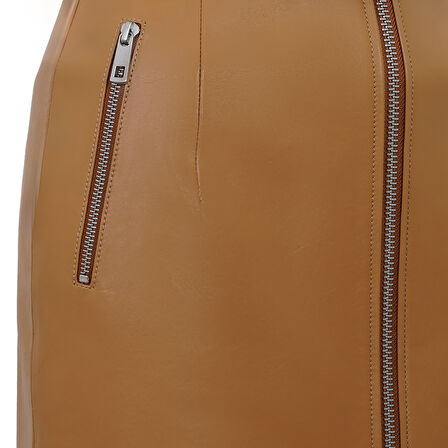 Abrienne Kadın Deri Etek