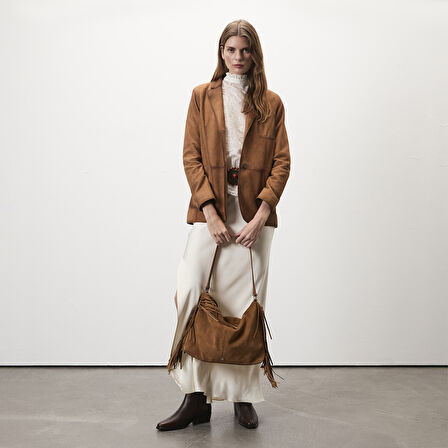 Mylia Taba Kadın Süet Ceket