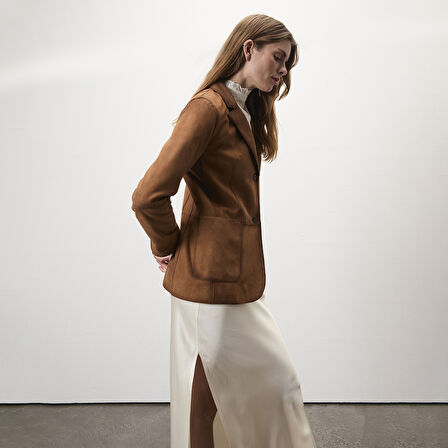 Mylia Taba Kadın Süet Ceket