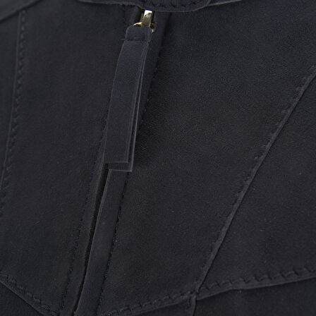 Kadın Lacivert Süet Ceket