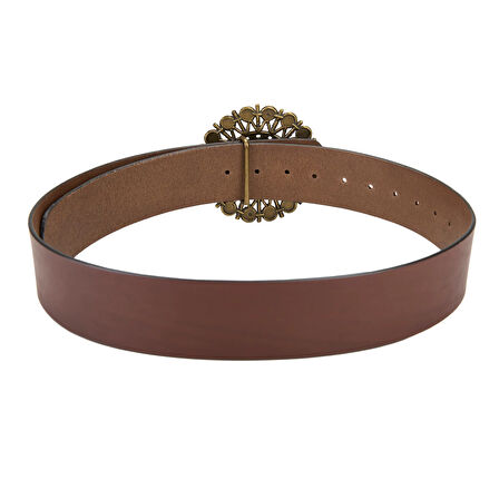 Ember Kahve Kadın Deri Kemer