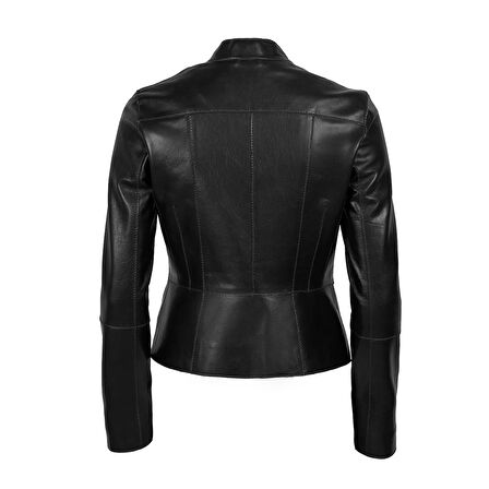 Alenna Siyah Kadın Deri Ceket