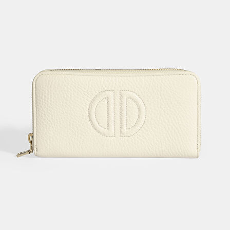 Kadın Bej Deri Cüzdan