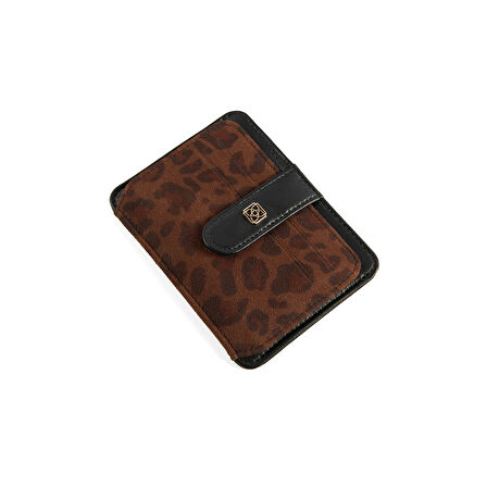 Diona Leopar Baskılı Kadın Cüzdan
