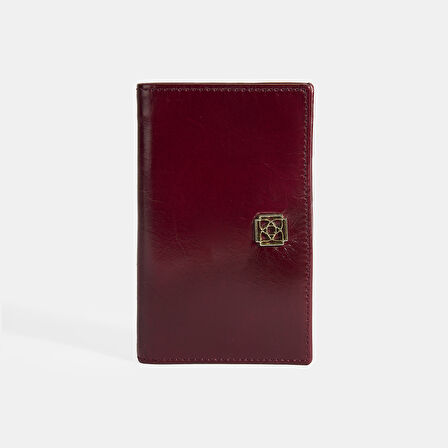 Kadın Bordo Deri Cüzdan