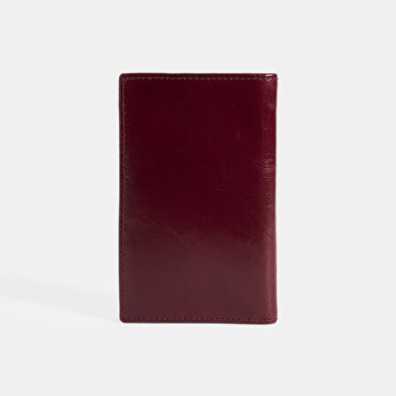 Kadın Bordo Deri Cüzdan