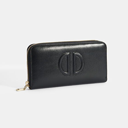 Kadın Siyah Deri Cüzdan