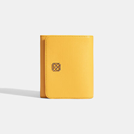 Kadın Turuncu Deri Cüzdan