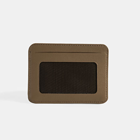 Kadın Kahve Deri Kartlık