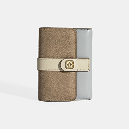 Kadın Vizon / Mavi Deri Cüzdan