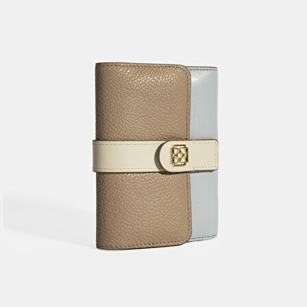 Kadın Vizon / Mavi Deri Cüzdan