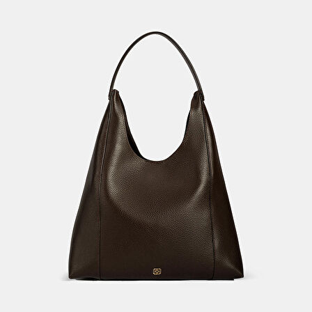 Kadın Kahve Deri Omuz Çantası