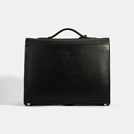 Erkek Siyah Deri Evrak Çantası