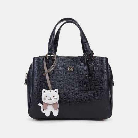 Desa Kedi Figürlü Deri Çanta Aksesuarı Charm