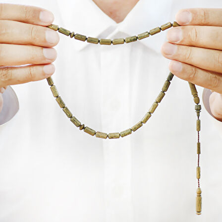 Sistemli Kapsül Kesim Açık Kahverengi Pelesenk Tesbih