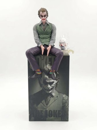 SÜS MASKOT FİGÜR JOKER OTURAN ADAM BÜYÜK