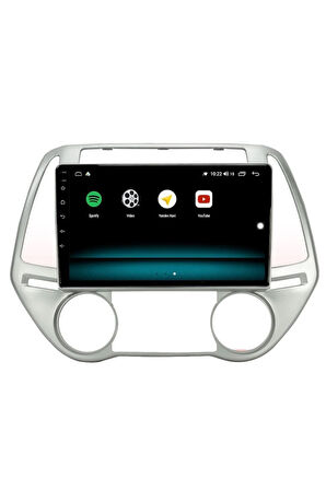 HYUNDAİ İ20 Uyumlu ANDROİD 10 MULTİMEDYA CARPLAY 2GB RAM + 32GB HDD NAVİGASYON EKRAN