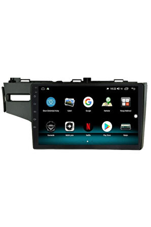 HONDA JAZZ ANDROİD 10 MULTİMEDYA CARPLAY 2GB RAM + 32GB HDD NAVİGASYON EKRAN