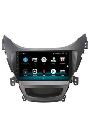 HYUNDAİ ELANTRA Uyumlu ANDROİD 10 MULTİMEDYA CARPLAY 2GB RAM + 32GB HDD NAVİGASYON EKRAN