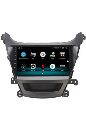 Hyundai Elantra Carplay Özellikli Android 10 Navigasyon Multimedya Ekran 2gb Ram + 32gb Hdd