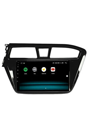 HYUNDAİ İ20 Uyumlu ANDROİD 10 MULTİMEDYA CARPLAY 2GB RAM + 32GB HDD NAVİGASYON EKRAN