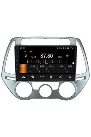 HYUNDAİ İ20 Uyumlu ANDROİD 10 MULTİMEDYA CARPLAY 2GB RAM + 32GB HDD NAVİGASYON EKRAN