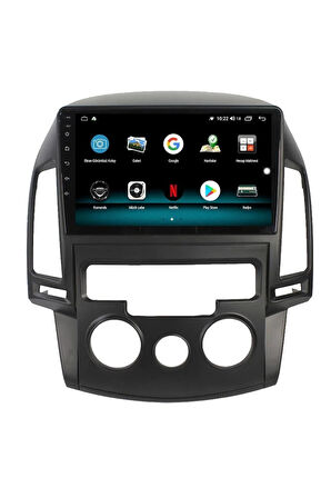 HYUNDAİ İ30 ANDROİD 10 MULTİMEDYA CARPLAY 2GB RAM + 32GB HDD NAVİGASYON EKRAN