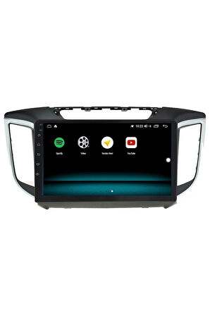 HYUNDAİ İX25 Uyumlu ANDROİD 10 MULTİMEDYA CARPLAY 2GB RAM + 32GB HDD NAVİGASYON EKRAN