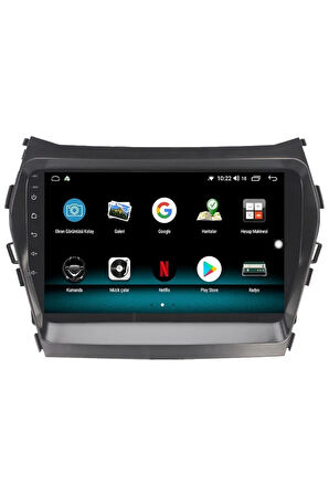 HYUNDAİ İX45 ANDROİD 10 MULTİMEDYA CARPLAY 2GB RAM + 32GB HDD NAVİGASYON EKRAN
