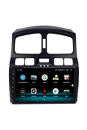 HYUNDAİ SANTA FE ANDROİD 10  Uyumlu MULTİMEDYA CARPLAY 2GB RAM + 32GB HDD NAVİGASYON EKRAN
