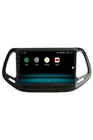 JEEP COMPASS ANDROİD 10 MULTİMEDYA CARPLAY 2GB RAM + 32GB HDD NAVİGASYON EKRAN