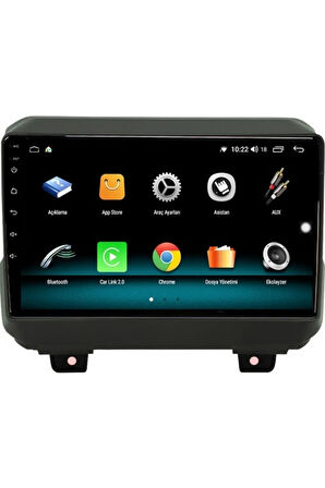 Jeep Rubicon Android 10 Carplay Özellikli Navigasyon Multimedya Ekran 2gb Ram + 32GB HDD