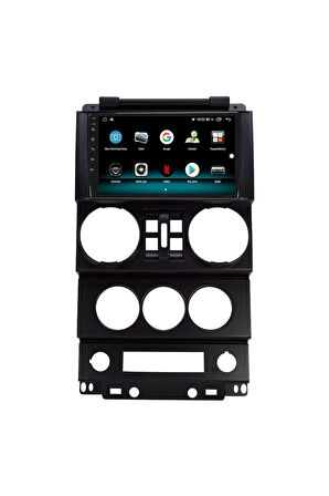 JEEP WRANGLER ANDROİD 10 MULTİMEDYA CARPLAY 2GB RAM + 32GB HDD NAVİGASYON EKRAN