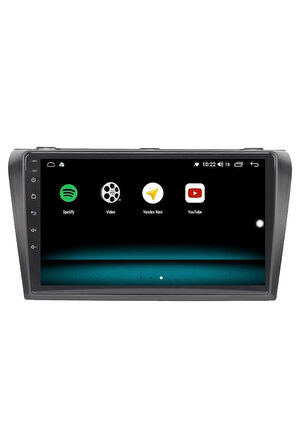 MAZDA 3 ANDROİD 10 MULTİMEDYA CARPLAY 2GB RAM + 32GB HDD NAVİGASYON EKRAN