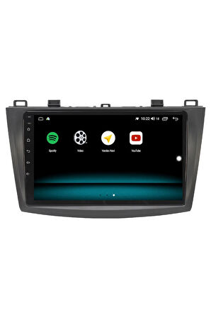 Mazda 3 Android 10 Carplay Özellikli Navigasyon Multimedya Ekran 2gb Ram + 32gb Hdd