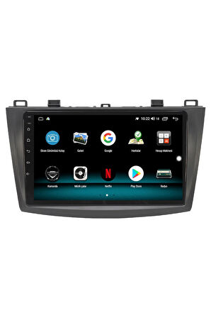 Mazda 3 Android 10 Carplay Özellikli Navigasyon Multimedya Ekran 2gb Ram + 32gb Hdd