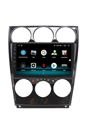 MAZDA 3 ANDROİD 10 MULTİMEDYA CARPLAY 2GB RAM + 32GB HDD NAVİGASYON EKRAN