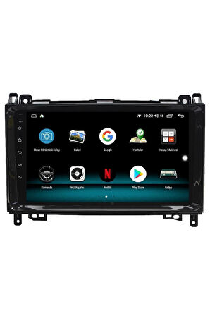 MERCEDES B SERİSİ W245 ANDROİD 10 MULTİMEDYA CARPLAY 2GB RAM + 32GB HDD NAVİGASYON EKRAN
