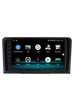 Mercedes Benz Ml Android 10 Carplay Özellikli Navigasyon Multimedya Ekran 2gb Ram + 32gb Hdd