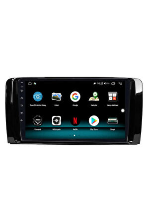Mercedes Benz R Class Android 10 Carplay Özellikli Navigasyon Multimedya 2gb Ram + 32gb Hdd