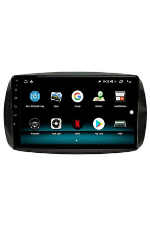 MERCEDES SMART ANDROİD 10 MULTİMEDYA CARPLAY 2GB RAM + 32GB HDD NAVİGASYON EKRAN