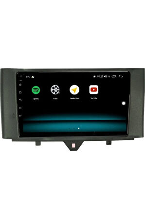 Mercedes Smart Android 10 Carplay Özellikli Navigasyon Multimedya Ekran 2gb Ram + 32GB HDD