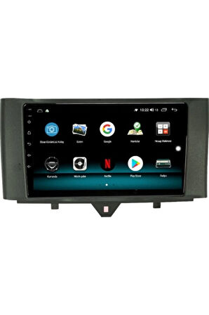 Mercedes Smart Android 10 Carplay Özellikli Navigasyon Multimedya Ekran 2gb Ram + 32GB HDD