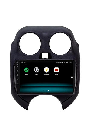 NİSSAN MİCRA ANDROİD 10 MULTİMEDYA CARPLAY 2GB RAM + 32GB HDD NAVİGASYON EKRAN