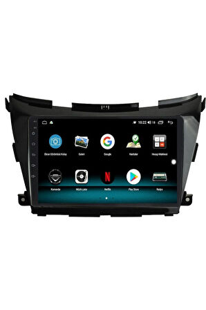 NİSSAN MURANO ANDROİD 10 MULTİMEDYA CARPLAY 2GB RAM + 32GB HDD NAVİGASYON EKRAN