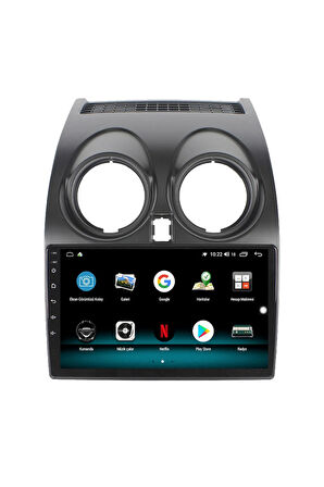 Nissan Qashqai Android 10 Carplay Özellikli Navigasyon Multimedya Ekran 2gb Ram + 32gb Hdd