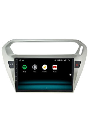 Citroen C Elysee Android 10 Carplay Özellikli Navigasyon Multimedya Ekran 2gb Ram + 32gb Hdd